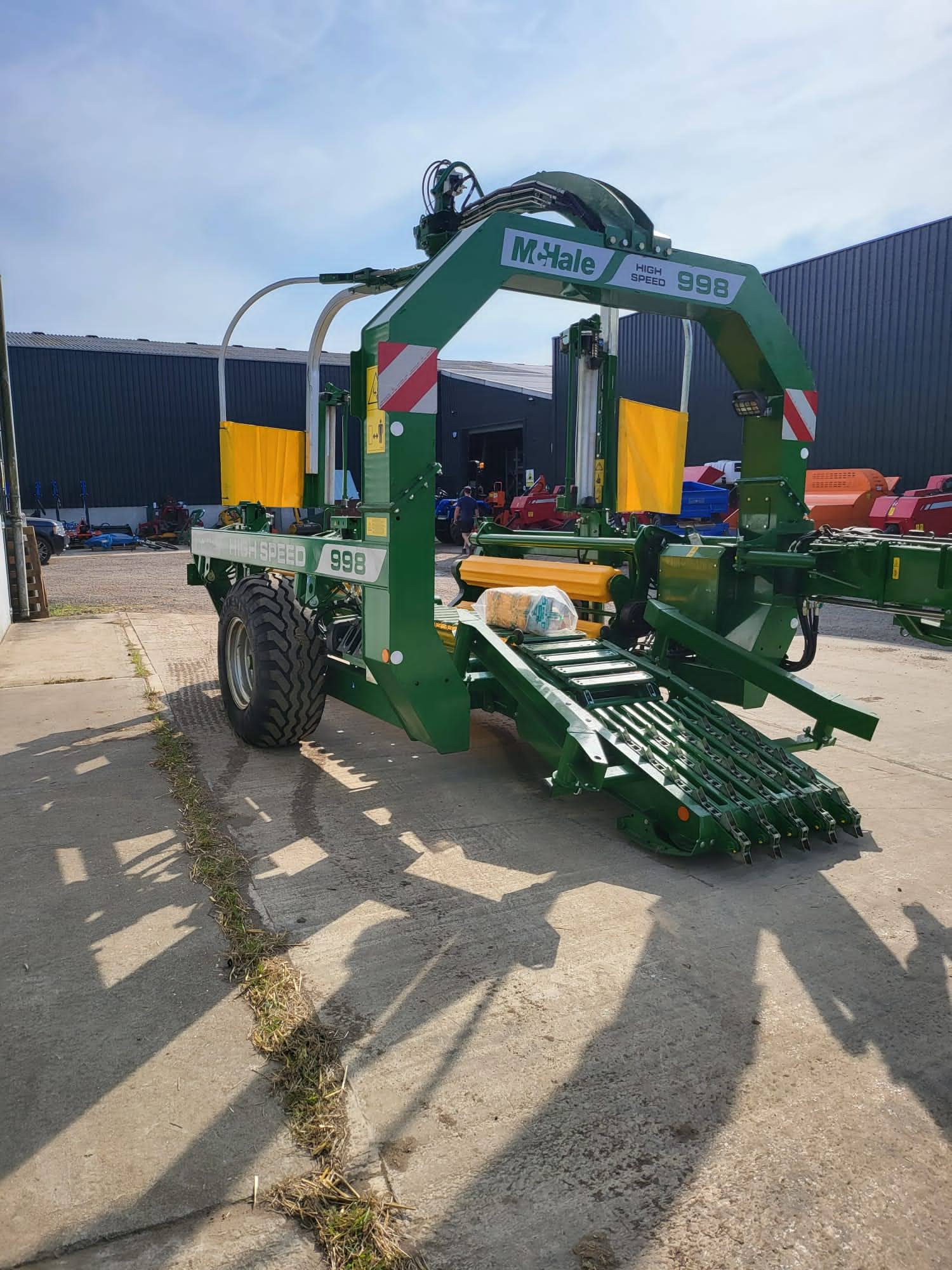 2022 McHale 998 High Speed-Square Bale Wrapper - Image 6