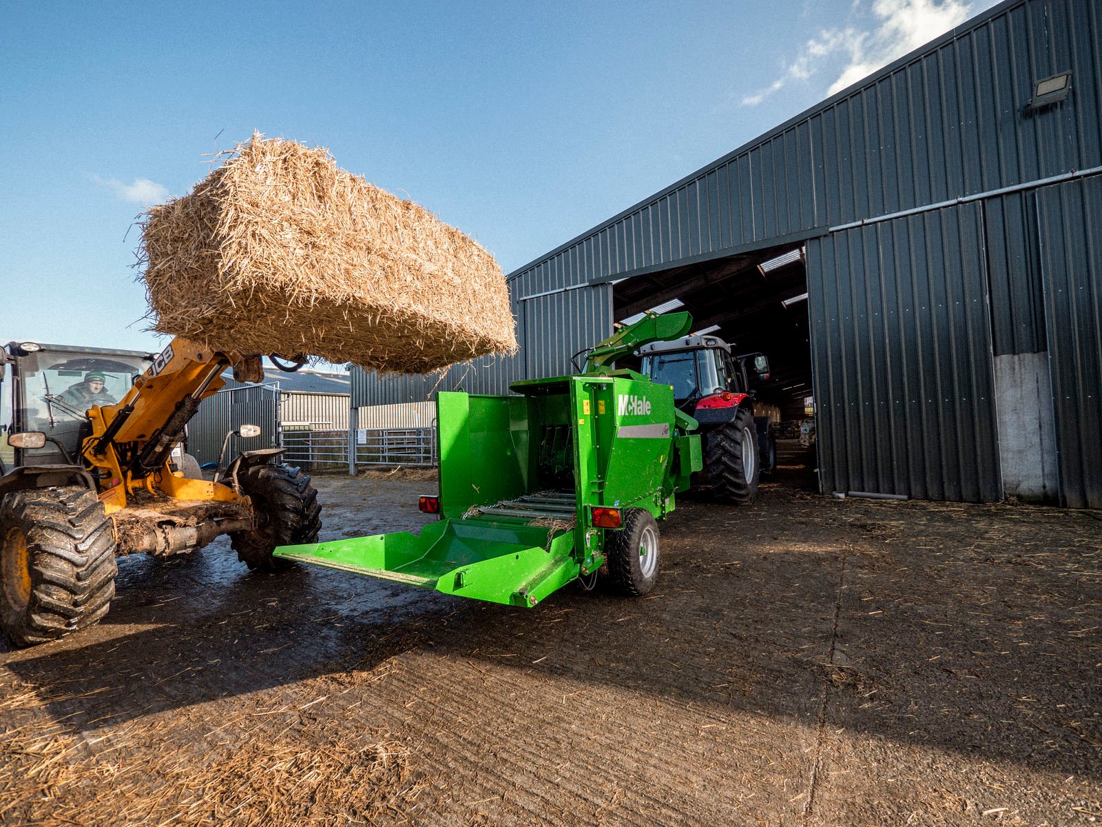 New McHale C460 -Trailed Silage Feeder and Straw Blower - Image 5