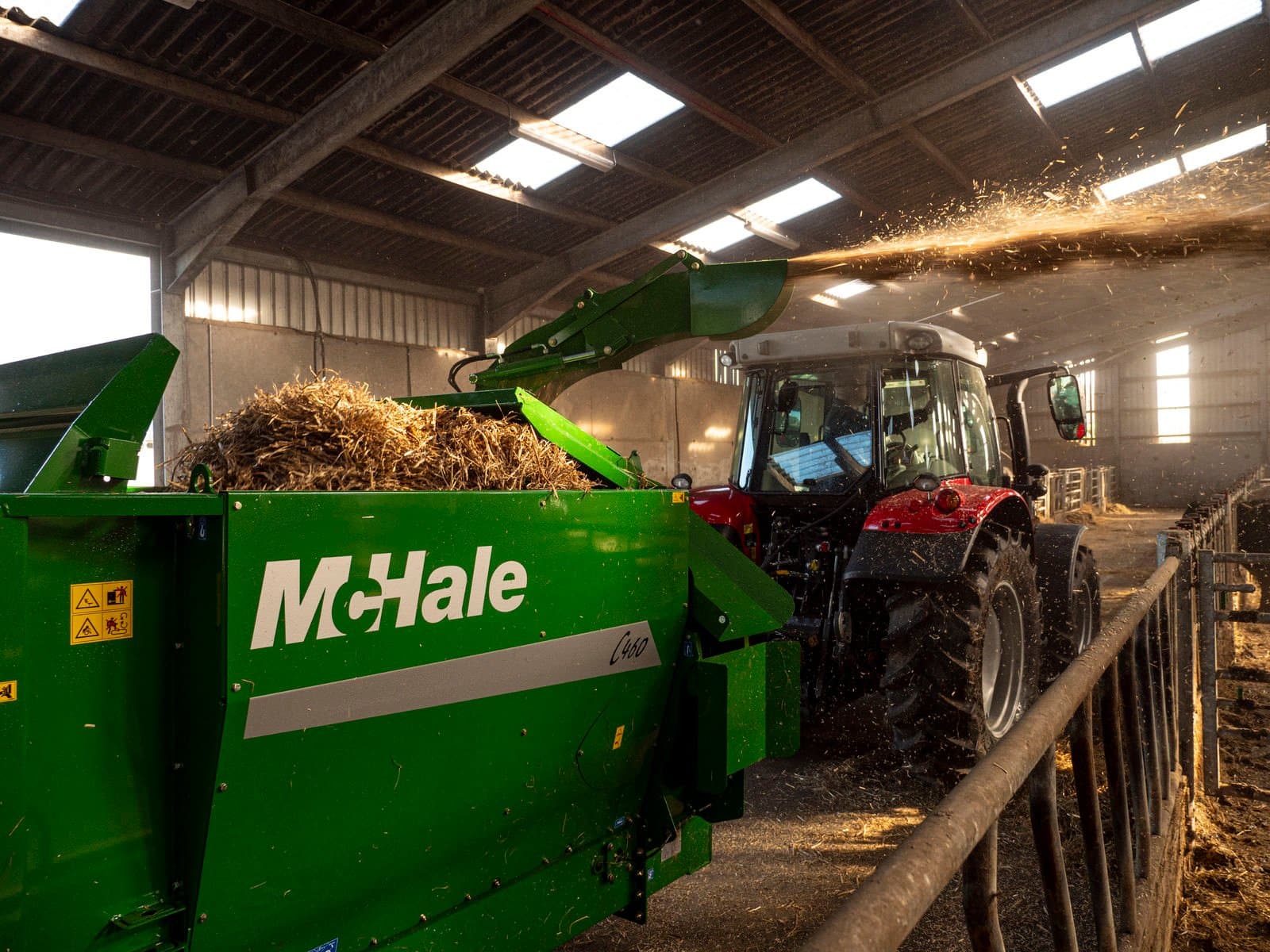 New McHale C460 -Trailed Silage Feeder and Straw Blower - Image 2