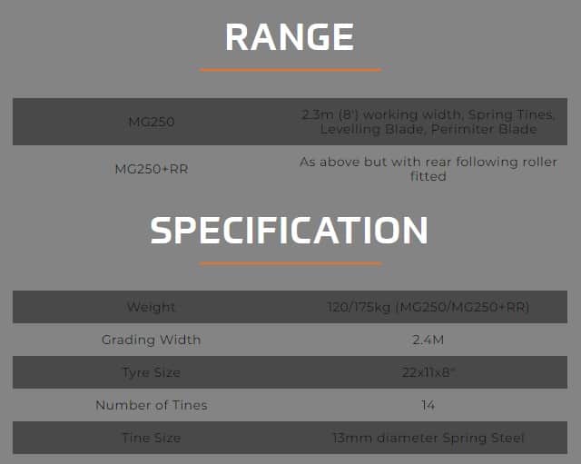 MG250 Arena Leveller - Image 11