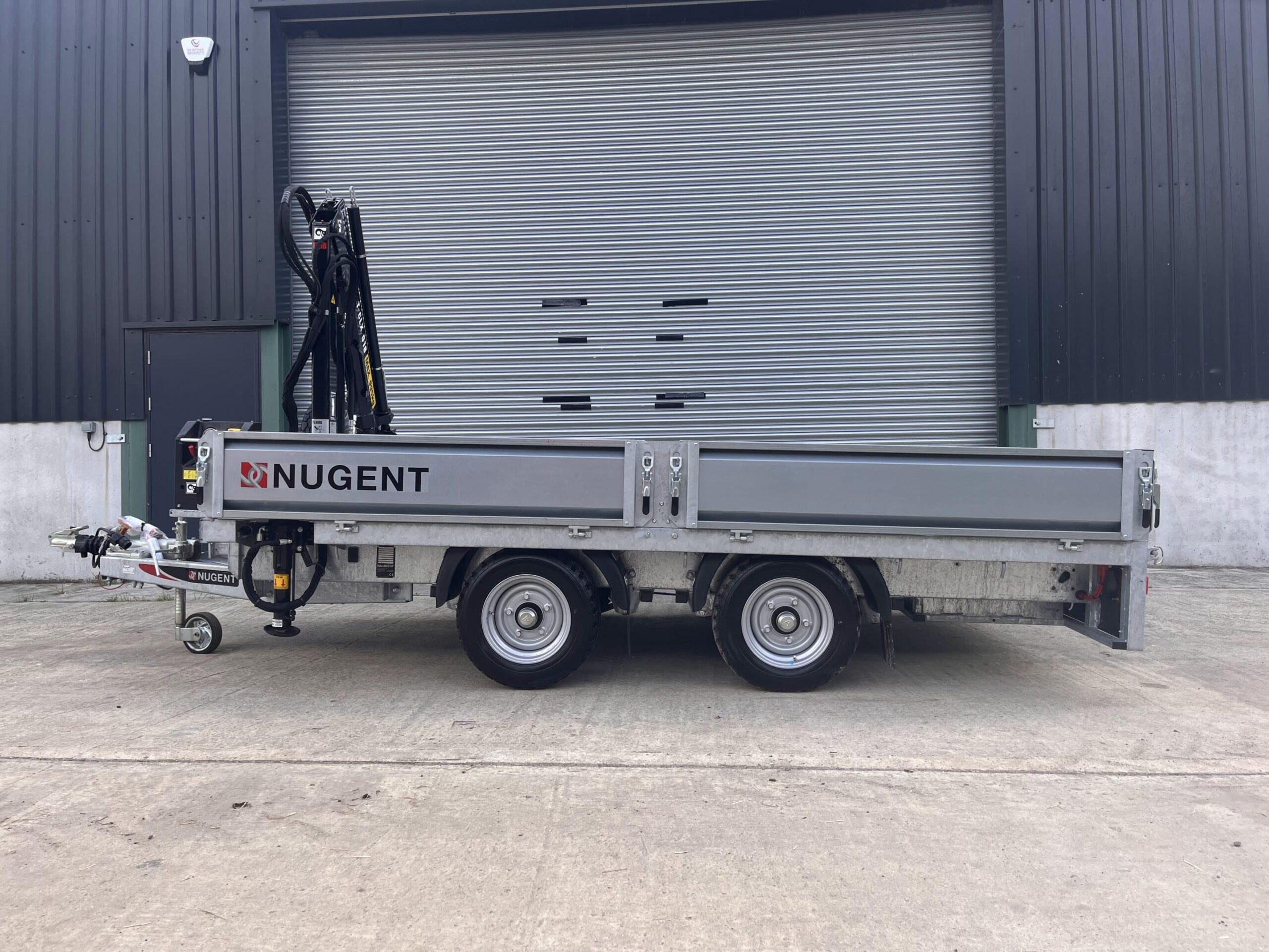 Nugent HIAB Crane Trailer