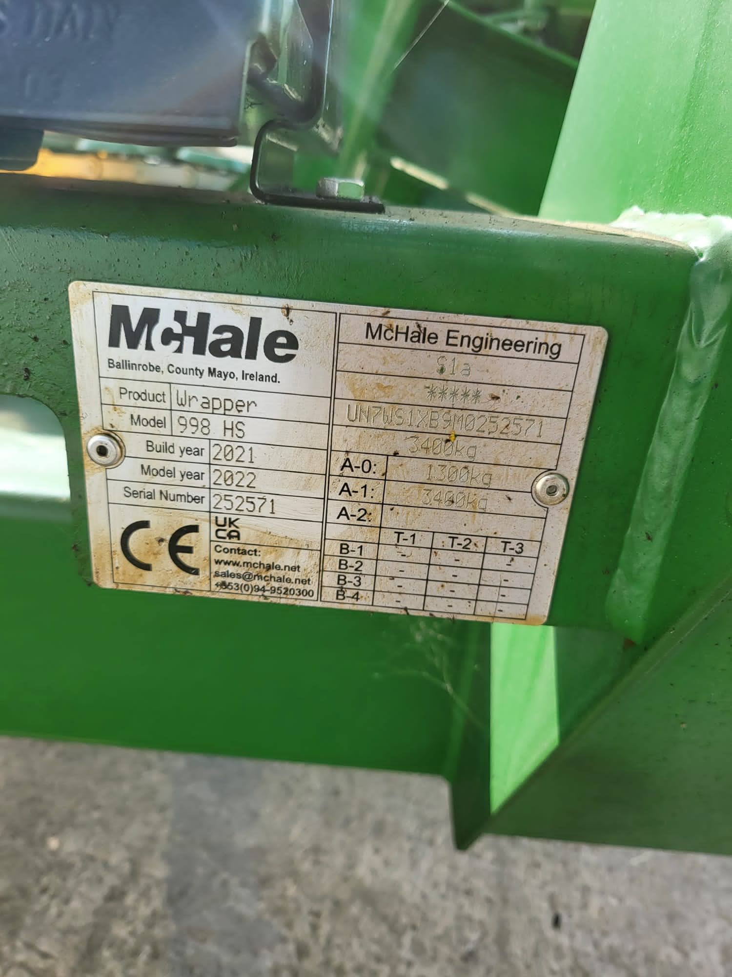 2022 McHale 998 High Speed-Square Bale Wrapper - Image 9