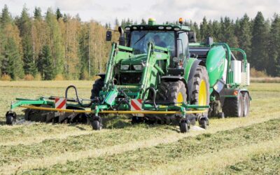 What is a front rake? Streamline Your Haymaking with Agronic Front Rakes