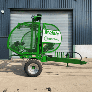 New McHale Orbital High Speed Round Bale Wrapper