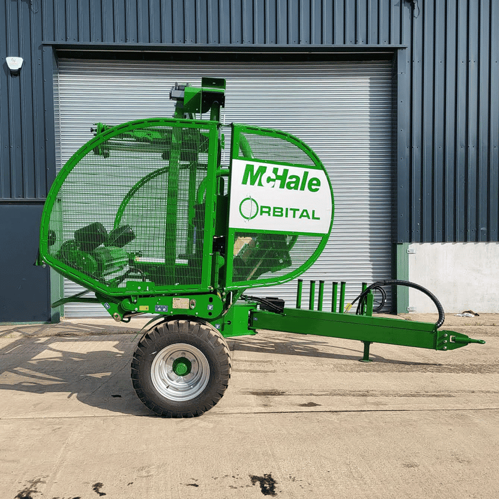 New McHale Orbital High Speed Round Bale Wrapper